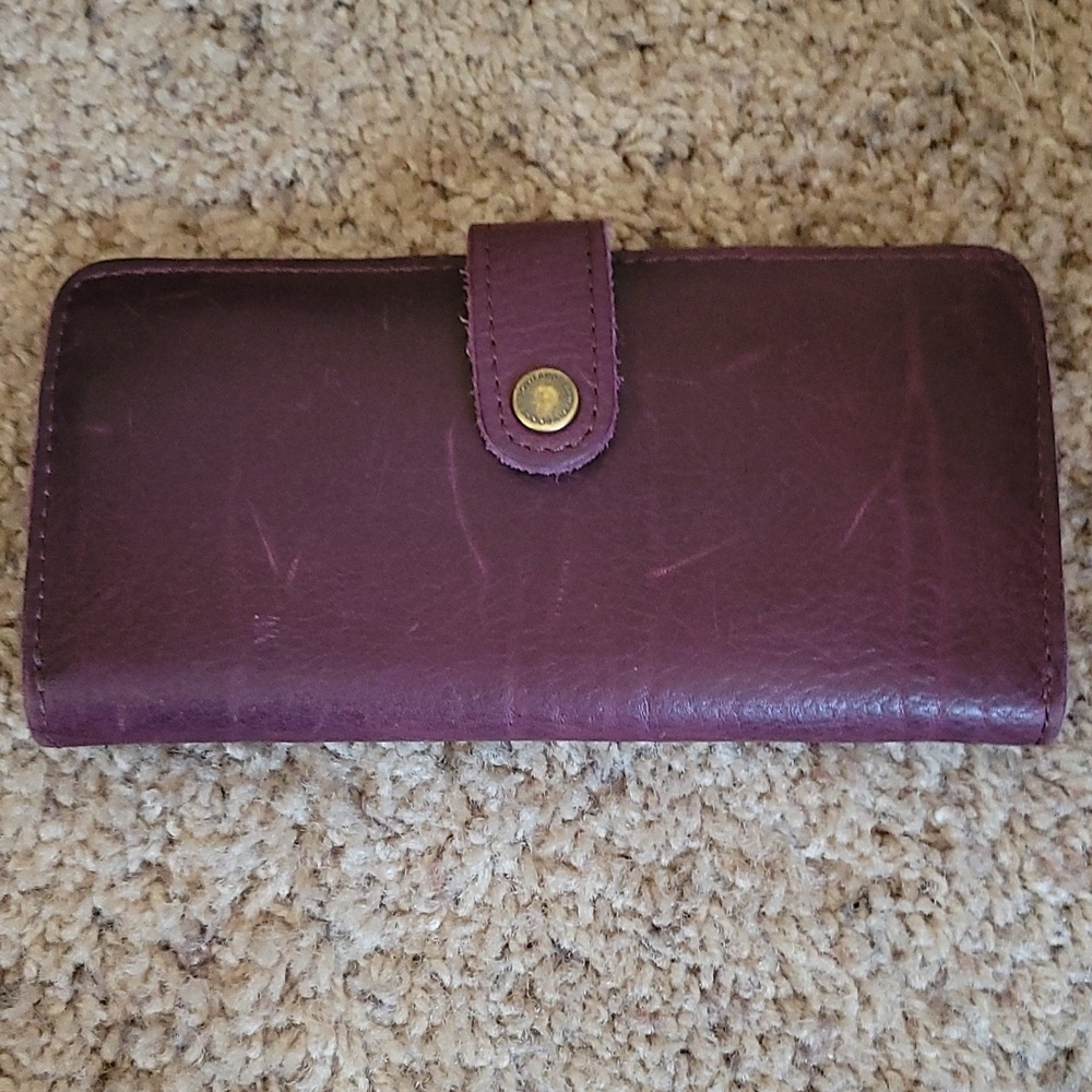 Portland Leather Plum Women's Wallet